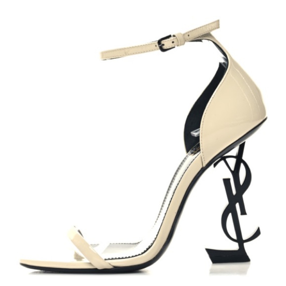 Saint Laurent patent calfskin Opyum 110 sandals
